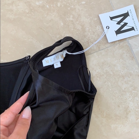 Meshki one shoulder black dress - Picture 2 of 4